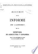 Resumen del informe de labores