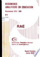 Resúmenes analíticos en educación