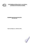 Resúmenes analíticos en educación