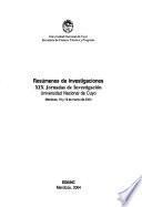 Resúmenes de investigaciones