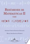 Resúmenes de matemáticas II con notas históricas
