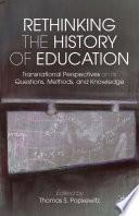 Rethinking the History of Education