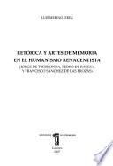 Retórica y artes de memoria en el humanismo renacentista