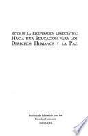 Retos para la recuperación democrática