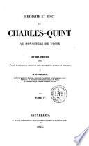 Retraite et mort de Charles-Quint au monastère de Yuste