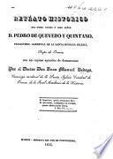 Retrato histórico del ... ilmo. Señor D. Pedro de Quevedo y Quintano ... Con un copioso apéndice de documentos