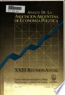 Reunión anual de la Asociación Argentina de Economía Política