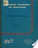 Reunion Tecnica de Decanos la Investigacion Universitaria