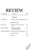 Review - Fernand Braudel Center for the Study of Economies, Historical Systems, and Civilizations