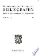 Review of Inter-American Bibliography