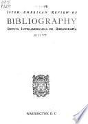 Review of Inter-American Bibliography