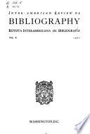 Review of Inter-American Bibliography
