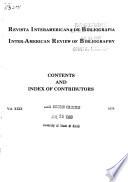 Review of Inter-American Bibliography