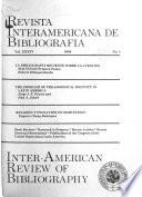 Review of Inter-American Bibliography