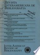 Review of Inter-American Bibliography