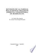 Revisión de la familia Malachiidae Erichson (Insecta: Coleoptera) en Marruecos