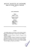 Revista Argentina de agronomía