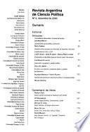 Revista argentina de ciencia política