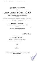 Revista argentina de ciencias políticas