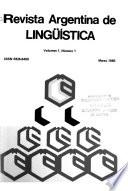 Revista argentina de lingüística