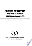 Revista argentina de relaciones internacionales