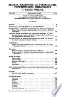 Revista argentina de tuberculosis, enfermedades pulmonares y salud pública