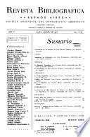Revista bibliográfica