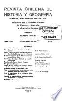 Revista chilena de historia y geografía