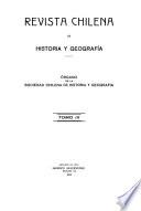 Revista chilena de historia y geografía