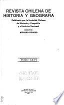 Revista chilena de historia y geografía
