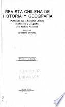 Revista chilena de historia y geografía
