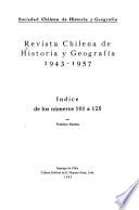 Revista chilena de historia y geografía
