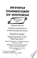 Revista coahuilense de historia