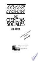 Revista Cubana de ciencias sociales
