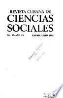 Revista Cubana de ciencias sociales