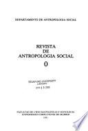 Revista de antropología social