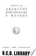 Revista de archivos, bibliotecas y museos