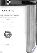 Revista de archivos, bibliotecas y museos
