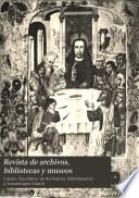 Revista de archivos, bibliotecas y museos