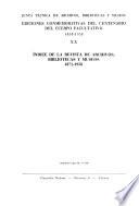 Revista de archivos, bibliotecas y museos
