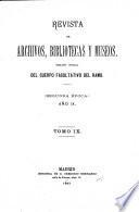 Revista de archivos, bibliotecas y museos