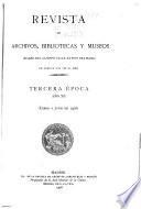 Revista de archivos, bibliotecas y museos