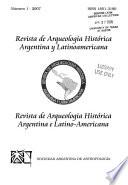 Revista de arqueología histórica argentina y latinoamericana