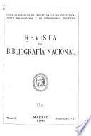 Revista de bibliografía nacional