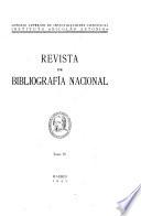 Revista de bibliografía nacional