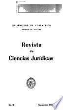 Revista de ciencias jurídicas