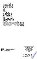 Revista de crítica literaria latinoamericana