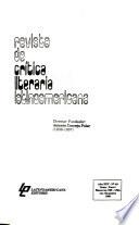 Revista de crítica literaria latinoamericana
