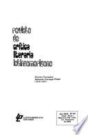 Revista de crítica literaria latinoamericana