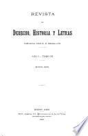 Revista de derecho, historia y letras